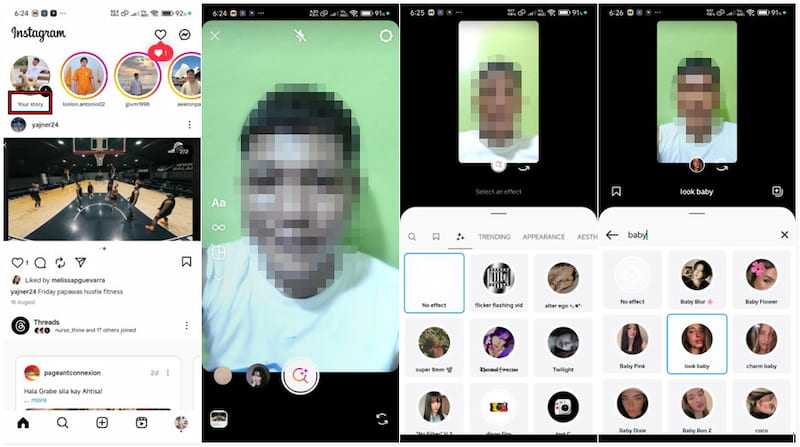 Apply Baby Filter On Ig