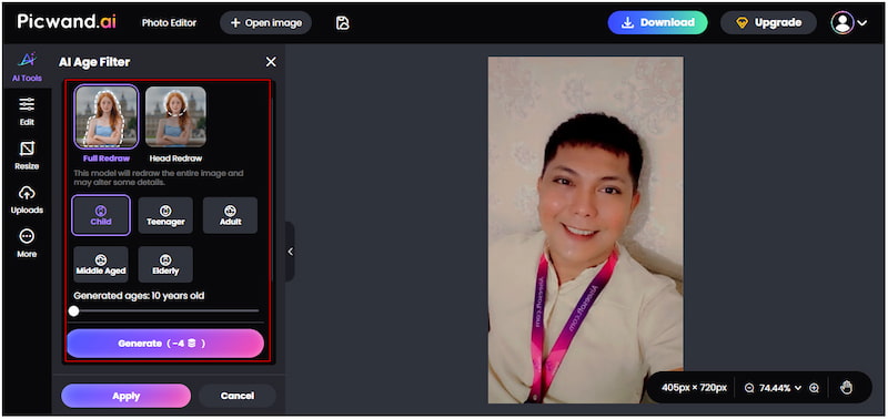Select Child Filter