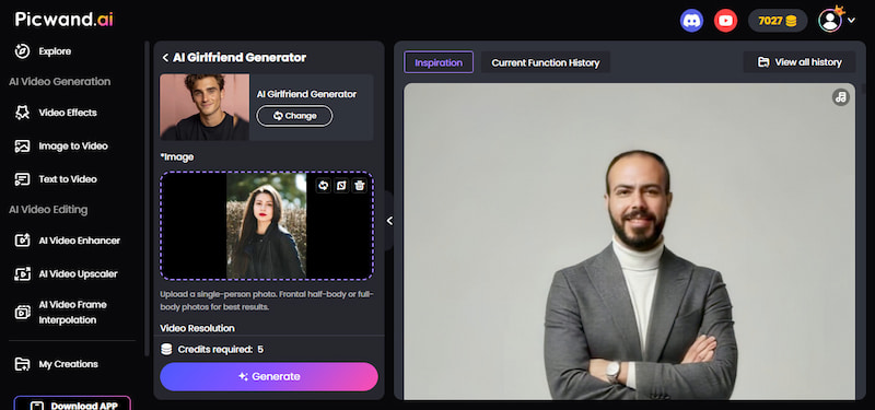 Picwand AI Girlfriend Generator