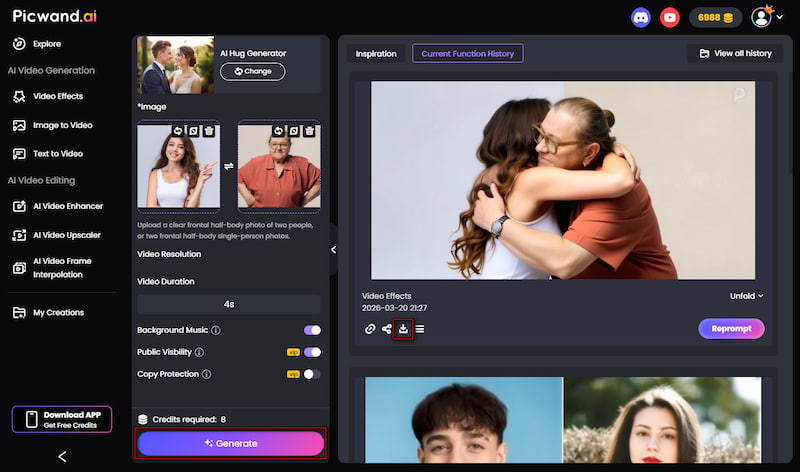 Generate And Download Video