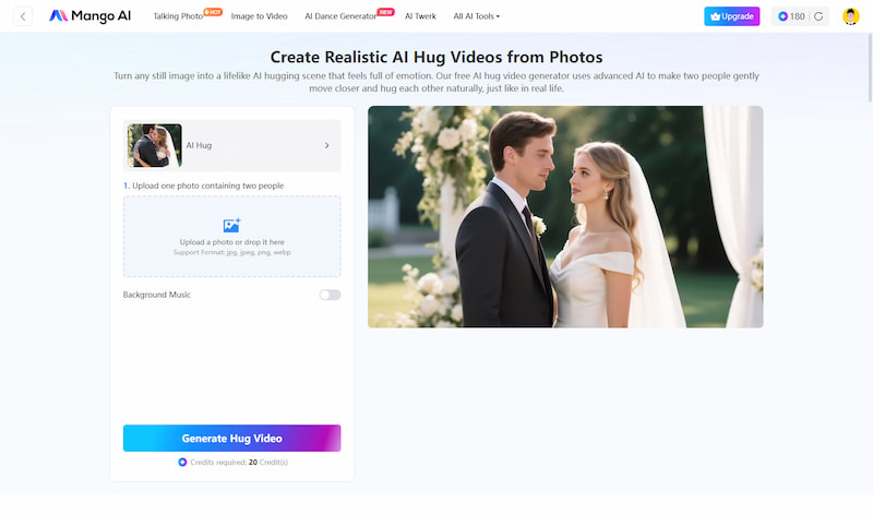 Mango AI Hug Generator