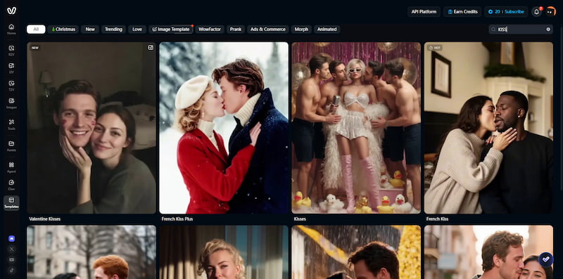 Vidu AI Kissing Generator