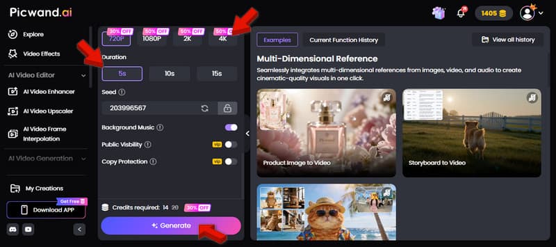 Finalize Settings And Generate