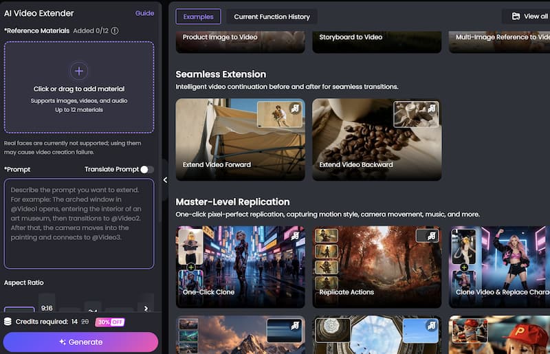 Picwand Ai Video Extender