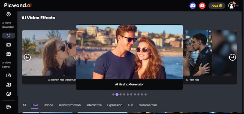Picwand AI Video Effects