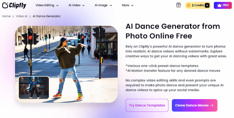 Clipfly Ai Dance Generator