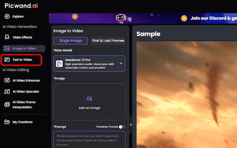 Picwand Ai Text To Video