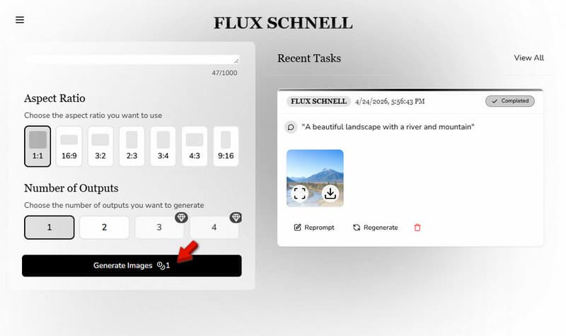 Generate Prompt In Flux Ai