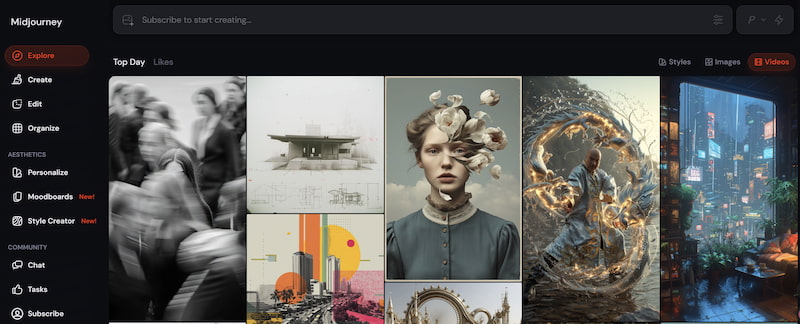 Midjourney Interface