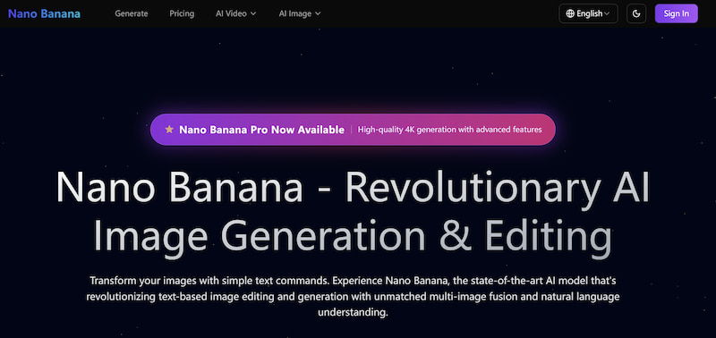 Nano Banana Interface