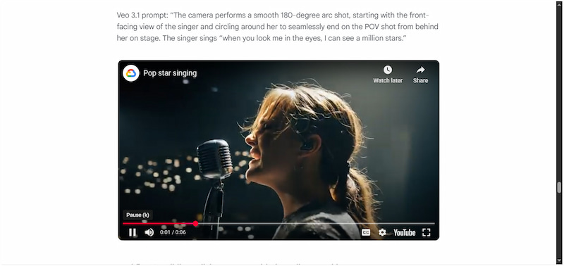 Use First And Last Frame Feature