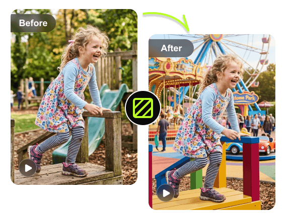 AI Change Video Background