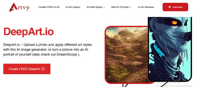 Deepart io Art Enhancer