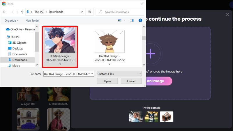 Upload Anime Photo