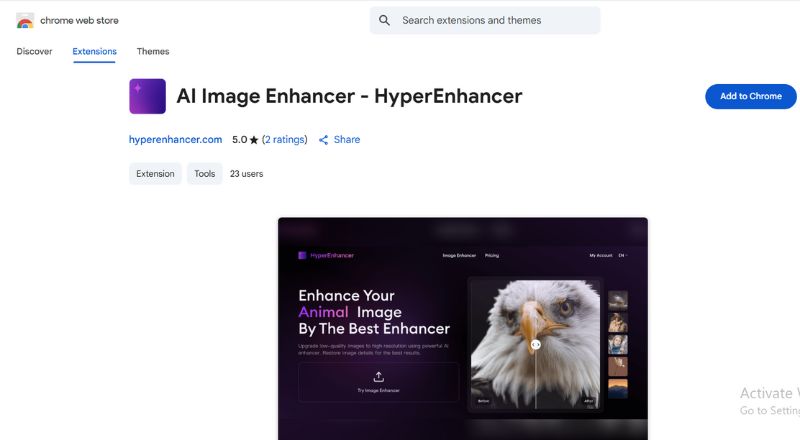 Hyperenhancer Image Enhancer Free Extension