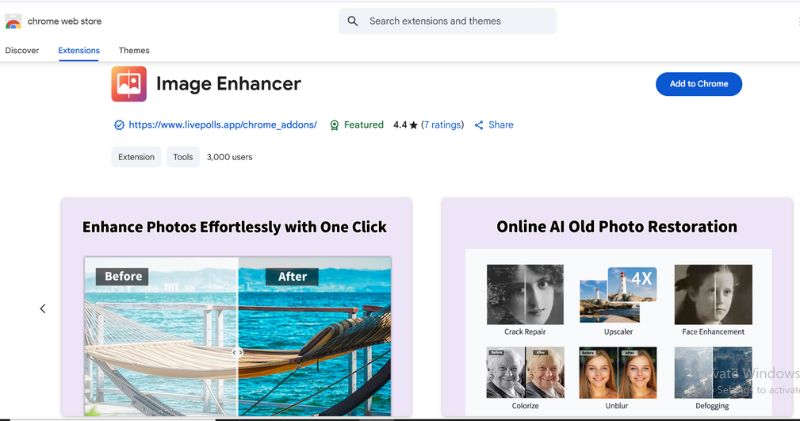 Image Enhancer Free Extension