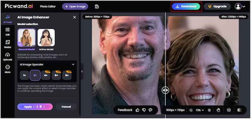 Download Enhanced Image