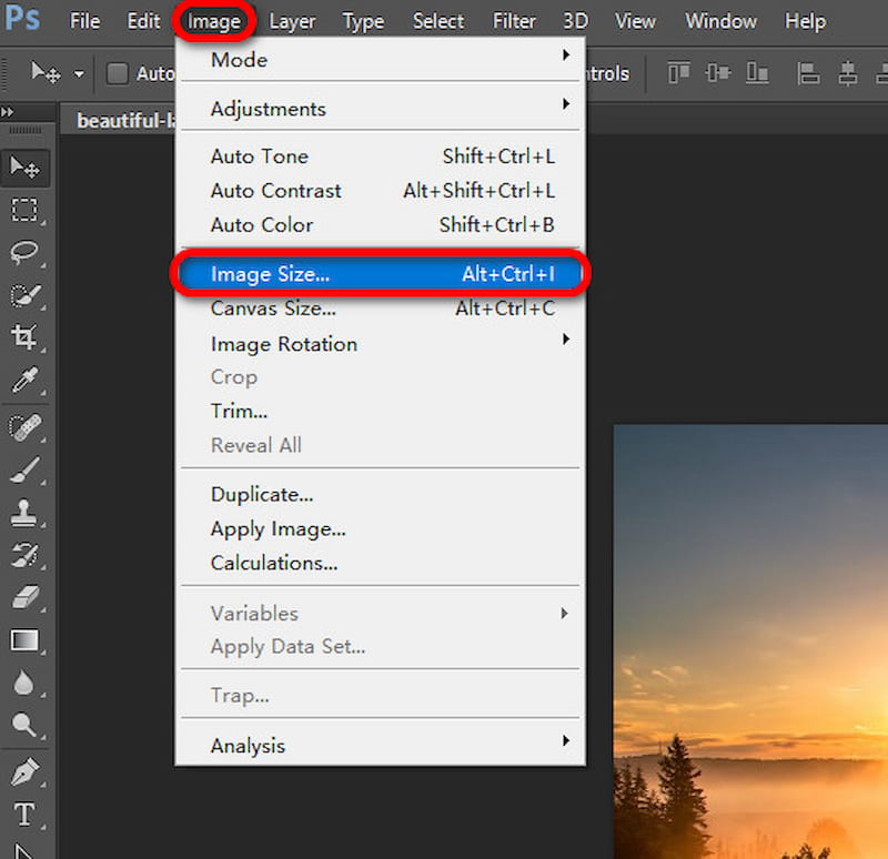 Photoshop Image Size