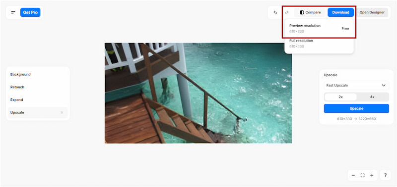 Download Preview Resolution