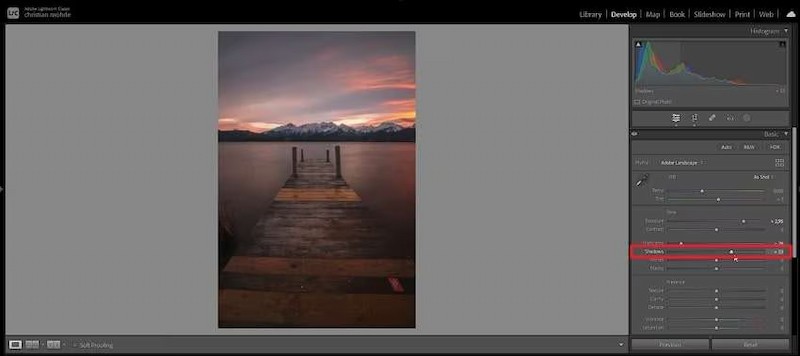 Lightroom Shadows