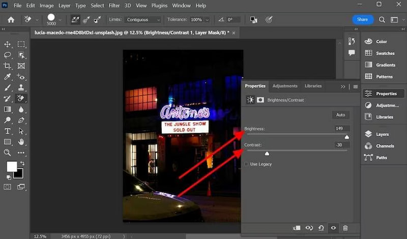 Photoshop Brightness
