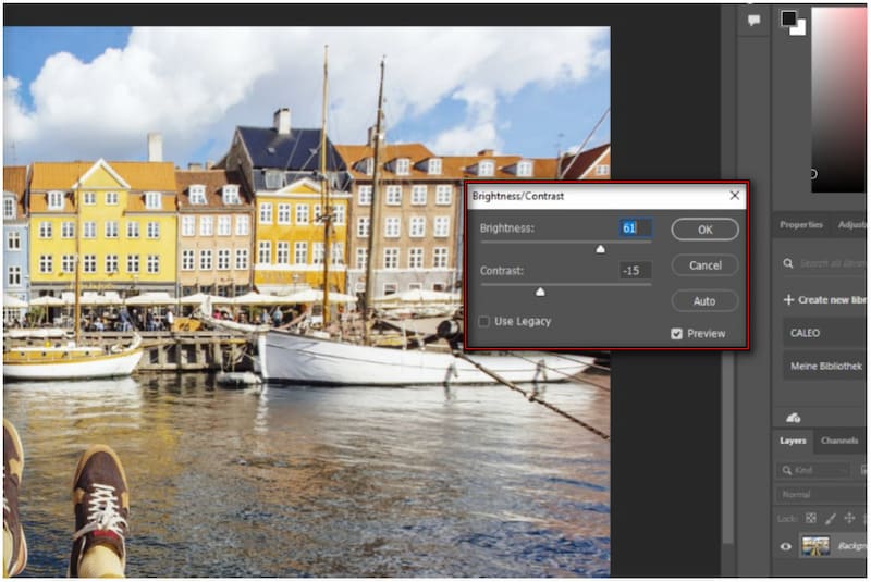 Adjust Brightness And Contrasts
