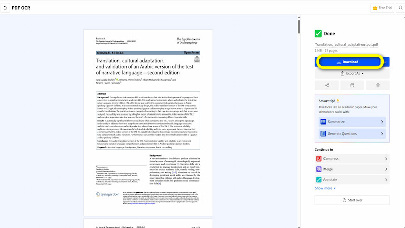 Smallpdf Result