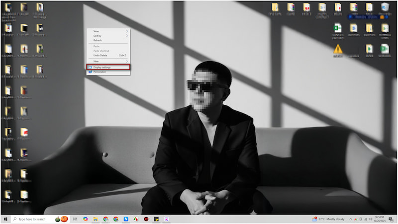 Open Display Settings