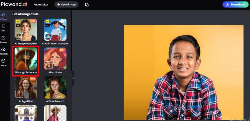 Choose Ai Image Enhancer