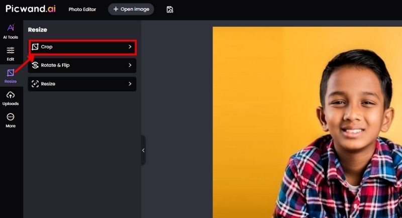 Select To Crop