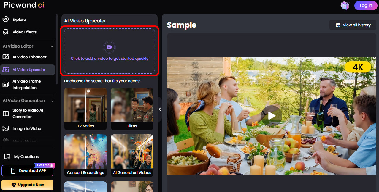 Picwand AI Add A Video