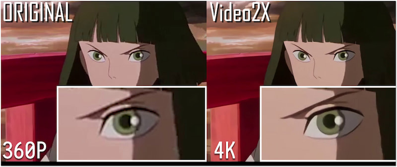 Video2x Video Upscaling