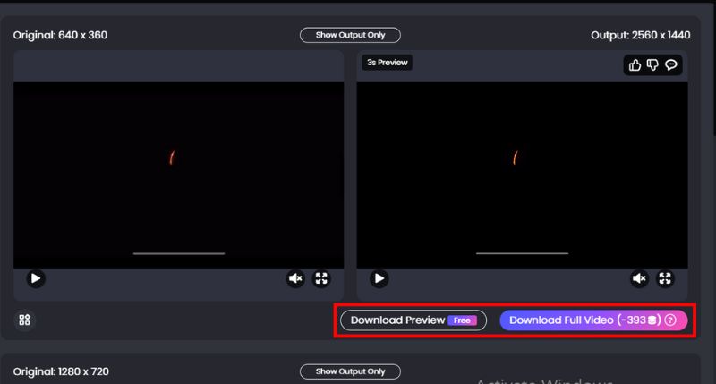 Download The Upscaled Video
