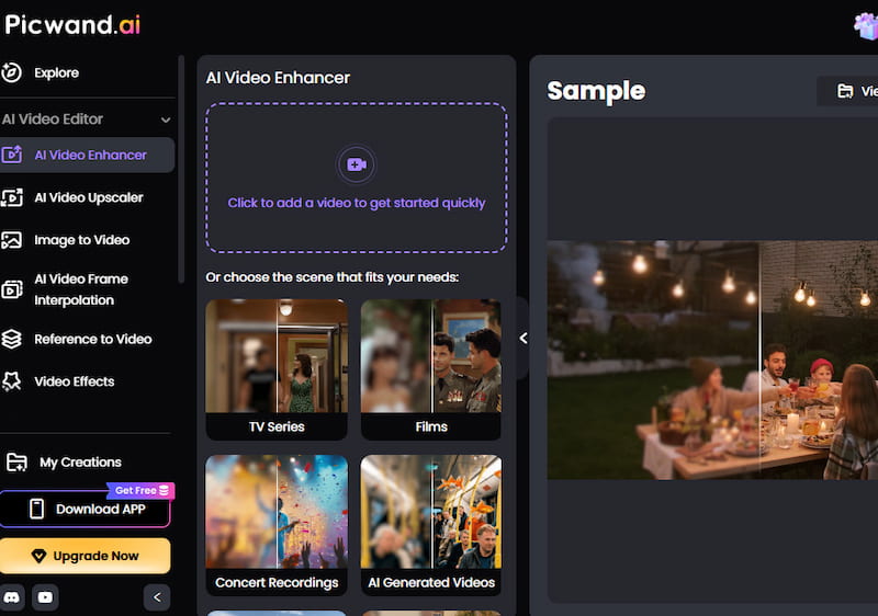 Picwand Ai Video Enhancer
