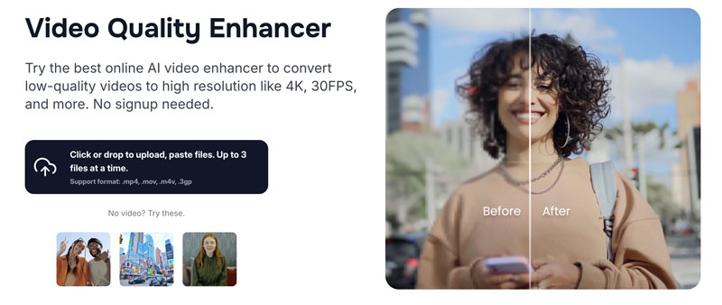 Vmake AI Video-quality-enhancer
