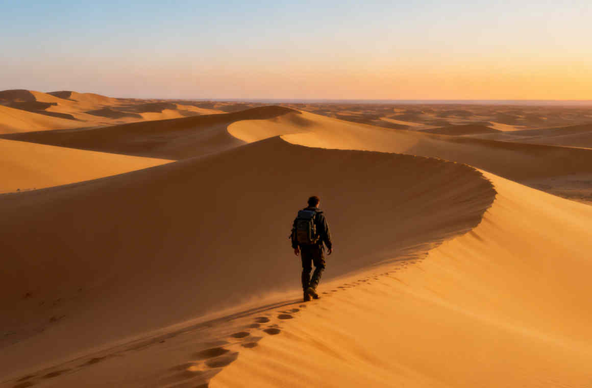 Gemini Person Walk Desert