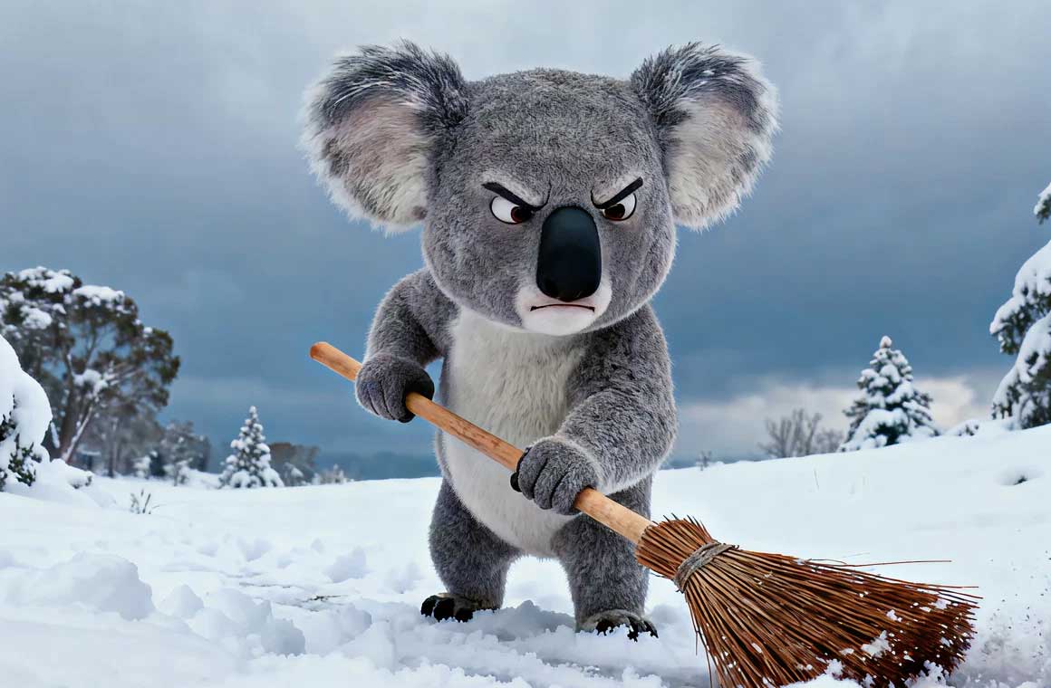 Kling AI Angry Koala