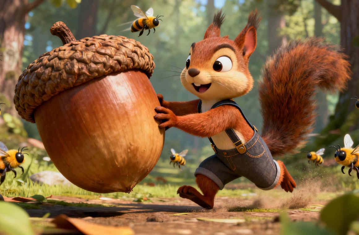 Luma AI Mischievous Squirrel