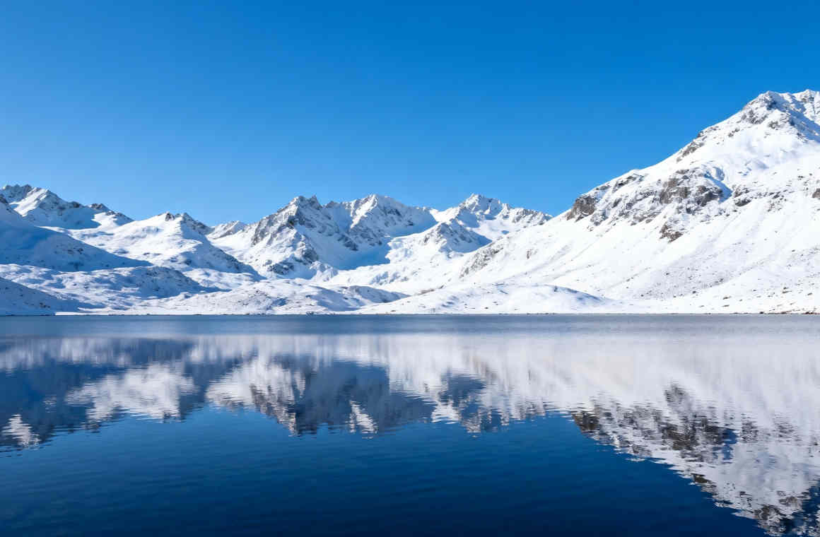 Runway Ai Snowy Mountains Lake