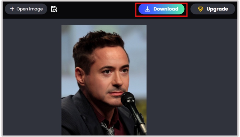 Save The Retouched Photo