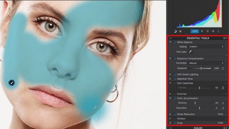 Adjust Retouching Tools
