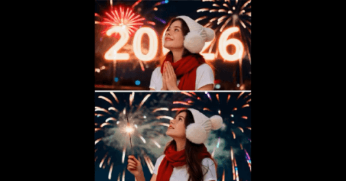 2026 New Year Sparkler