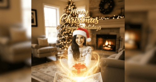 AI Christmas Card Delivered