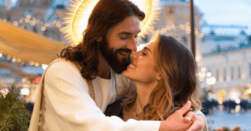 AI Jesus Hug