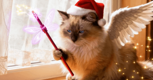 AI Pet in Christmas Outfit