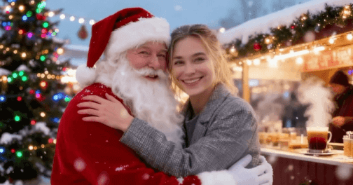 AI Santa Hug Generator