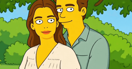 AI Simpsons Video Effect