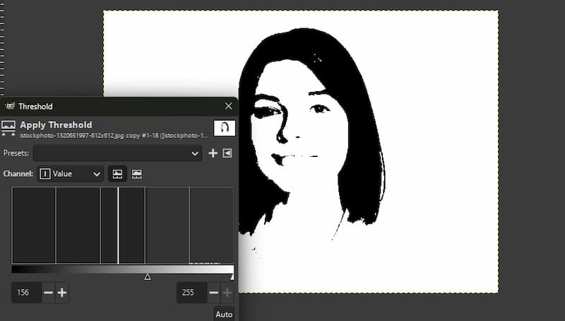 Gimp Adjust Sliders