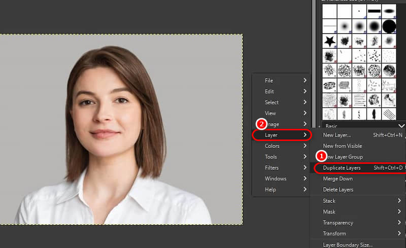 Gimp Layer Duplicate