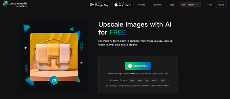 Convert Image to 4k Online Upscale Media